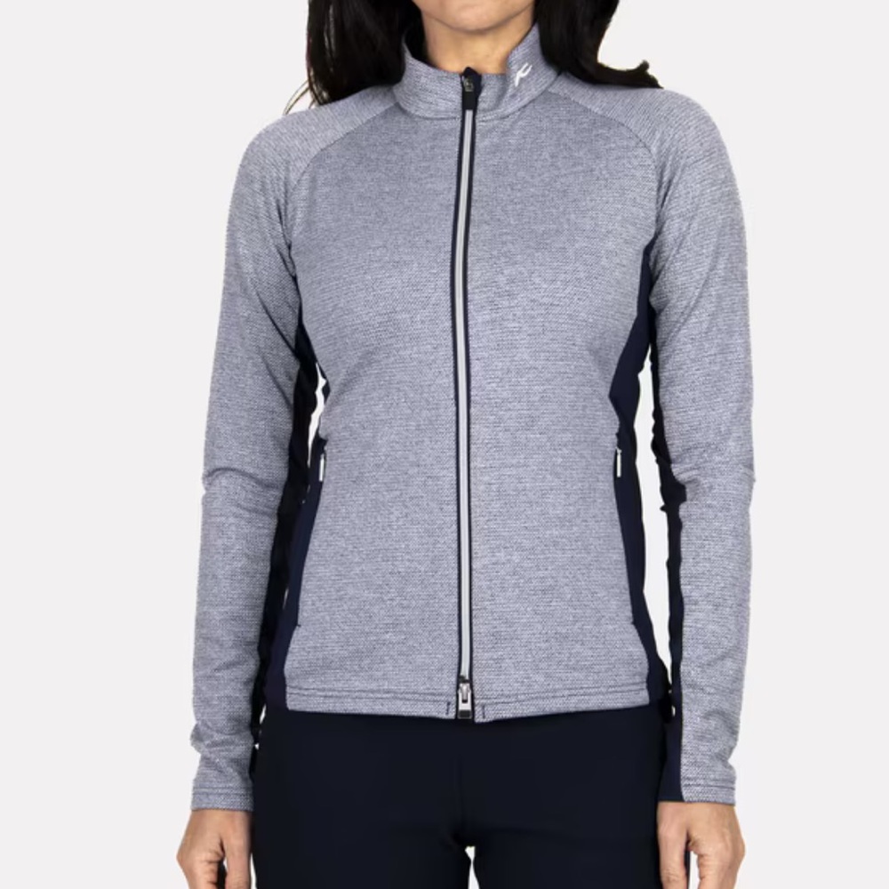 KJUS Women's Emelia Midlayer Jacket Atlanta Blue Melange Small